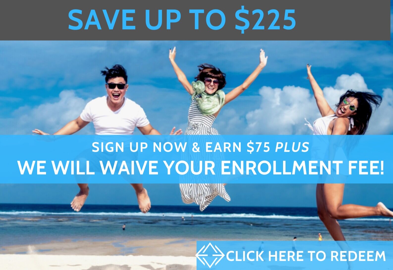 ENROLL TODAY AND START ELEVATING YOUR HEALTH! FOR NEW MEMBERS, RECEIVE $75 AND WAIVED ENROLLMENT (A SAVINGS OF UP TO $225) IF YOU SIGN UP BETWEEN NOW AND 12/31/19. Elevated Health gift card credit of $75 valid 1 per household. Can only be redeemed o…
